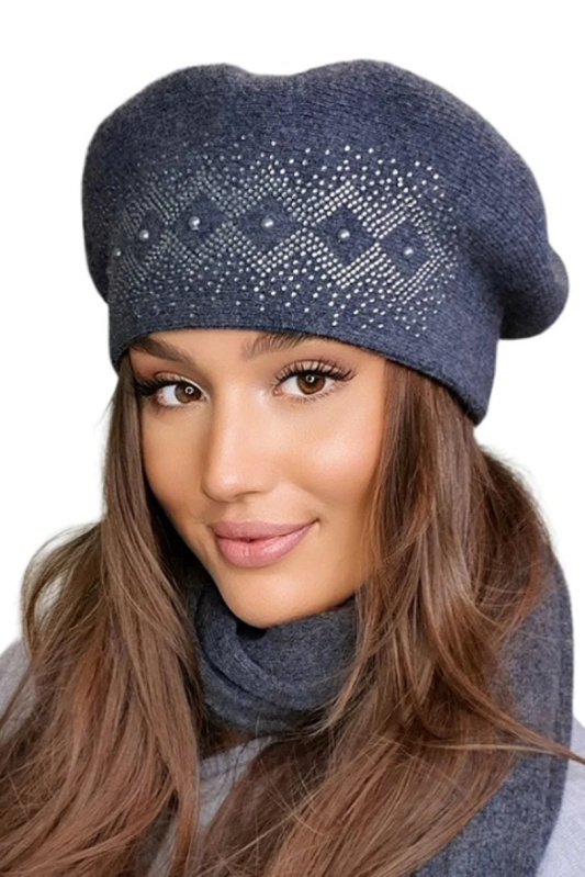 Dámský baret GINGER GREY 06 univerzální