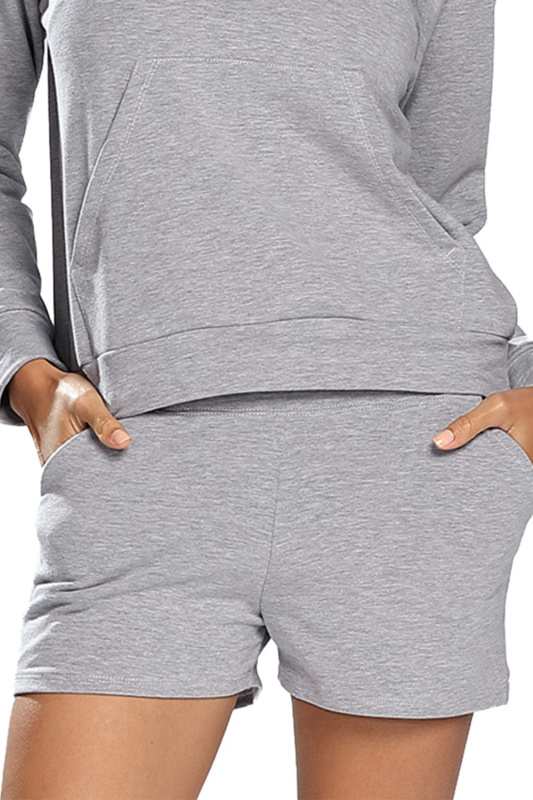 Dámské bavlněné šortky Dkaren Koko Barva: Šedá, Velikost: 2XL
