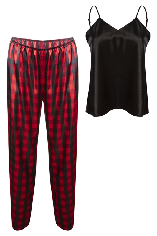 Dámské pyžamo Dkaren DK-KI-012 Barva: Černá, Velikost: 2XL