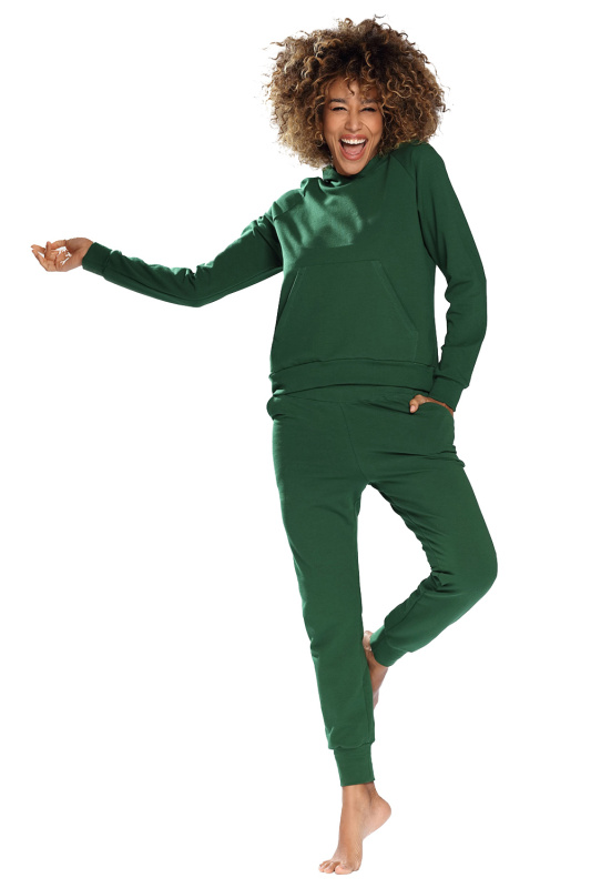 Dámská tepláková souprava Dkaren Seattle Barva: Zelená, Velikost: 2XL