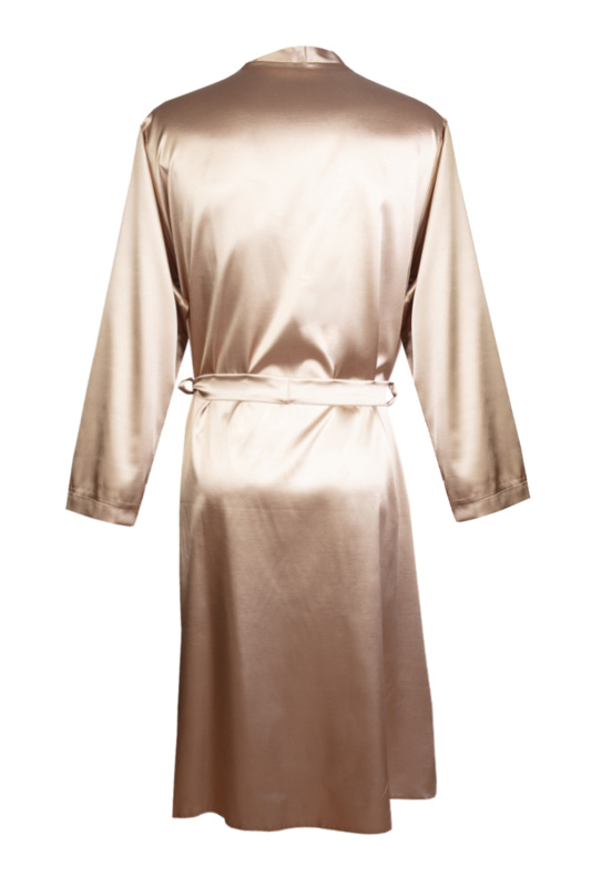 Pánský saténový župan Dkaren Christian Barva: Černá, Velikost: 2XL