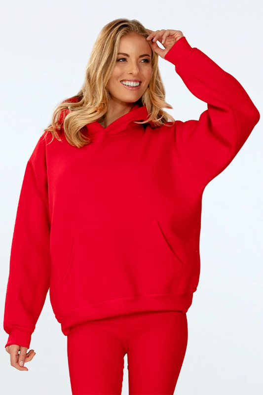 Dámská mikina Dkaren Oseye-Bl Barva: Červená, Velikost: XL