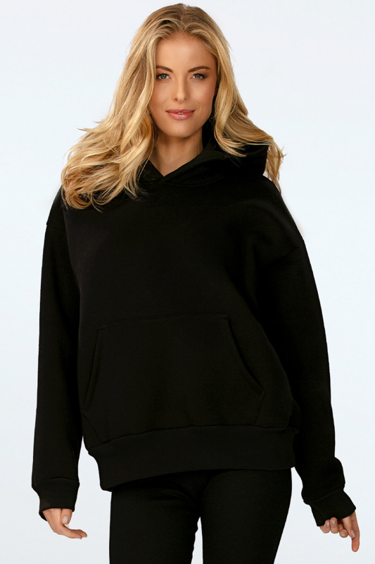 Dámská mikina Dkaren Oseye-Bl Barva: Černá, Velikost: 2XL
