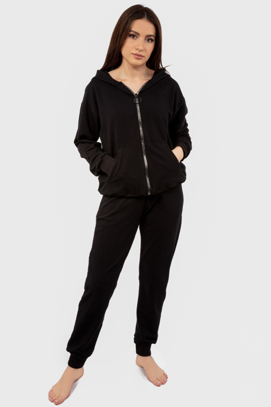 Tepláková souprava Dkaren DK-K-B4 Barva: Černá, Velikost: L