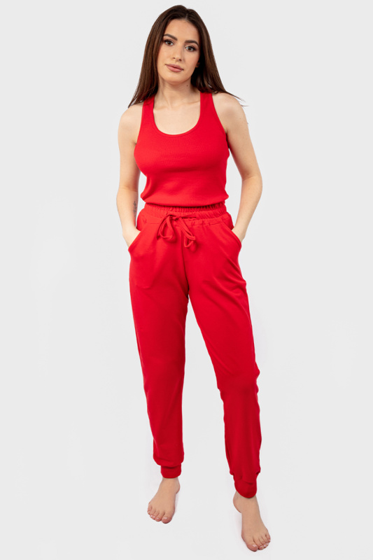 Dámský komplet Dkaren DK-K-B5 Barva: Červená, Velikost: 2XL