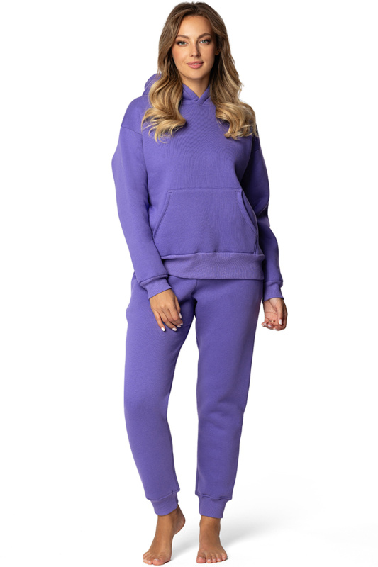 Dámská tepláková souprava Dkaren DK-K-B6 Barva: Fialová, Velikost: 2XL