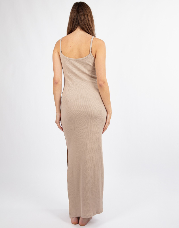 DKaren šaty DK-K-P7 S-L béžová S