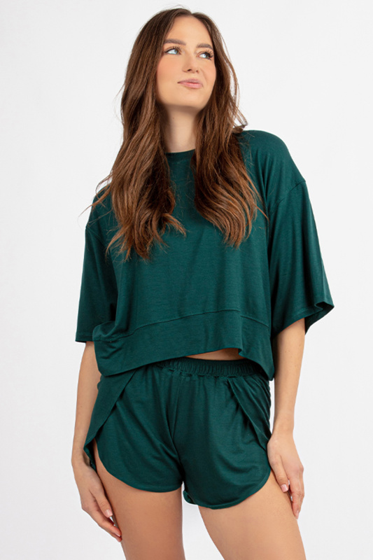 Dámské pyžamo Dkaren DK-K-B19 Barva: Zelená, Velikost: 2XL