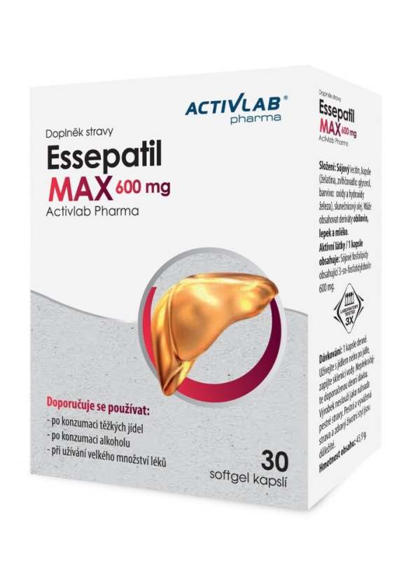 Activlab Essepatil MAX 600 mg 30 kapslí