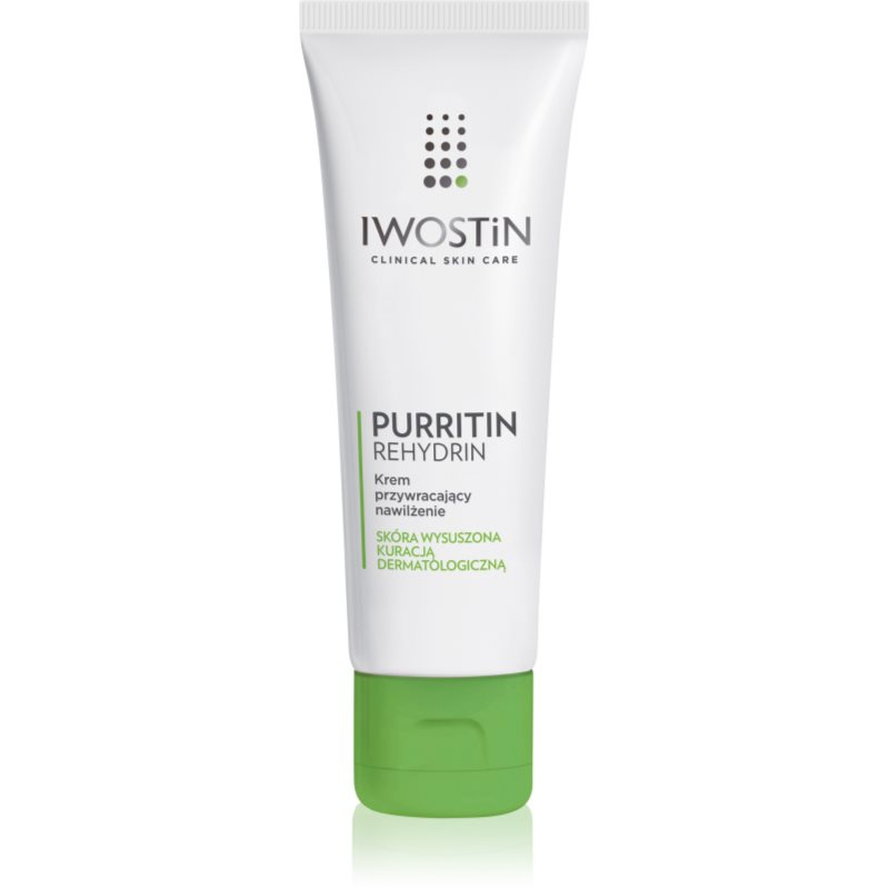 Iwostin Purritin Rehydrin hydratační denní krém pro pleť vysušenou a podrážděnou léčbou akné 40 ml