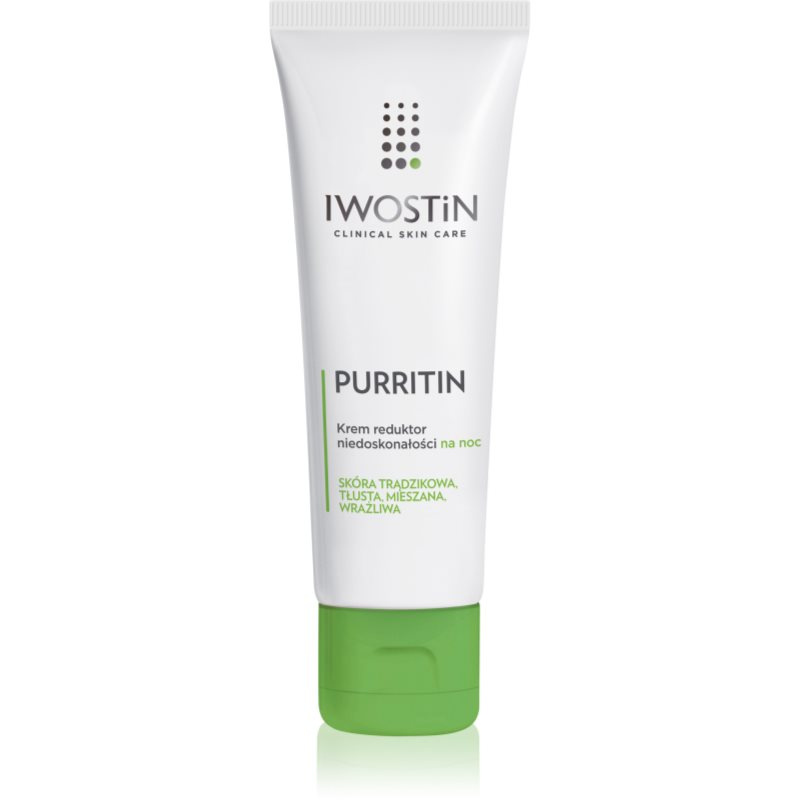 Iwostin Purritin noční krém pro mastnou pleť se sklonem k akné 40 ml