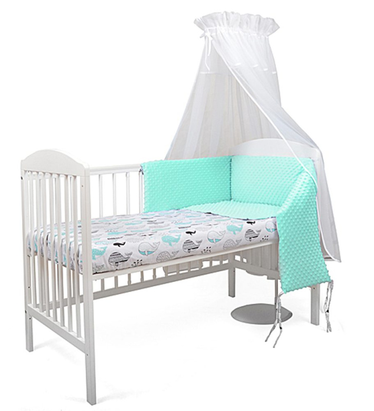 Tomi Povlečení K4 minky Velryba - zelená