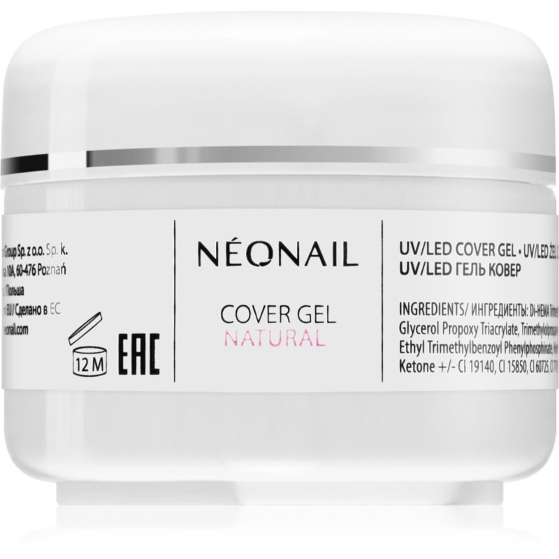 NEONAIL Cover Gel Natural gel pro modeláž nehtů 15 ml
