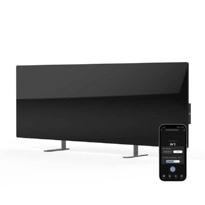 AENO Chytré topení LED Premium Eco GH4s infrared + konvekce, 700W, černá