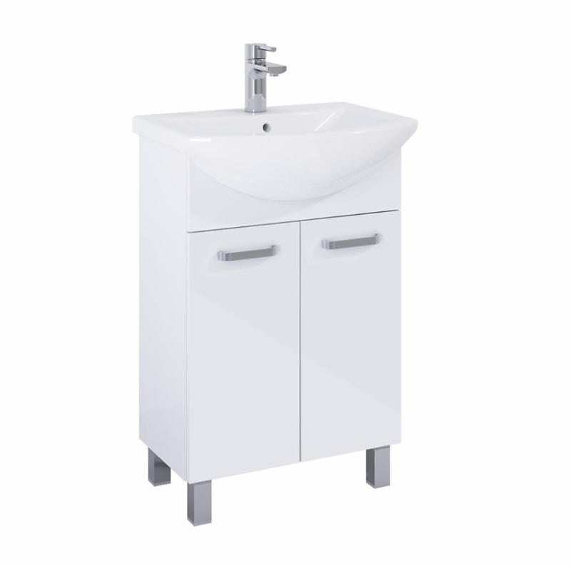 Skříňka s umyvadlem Uno 55 bílý