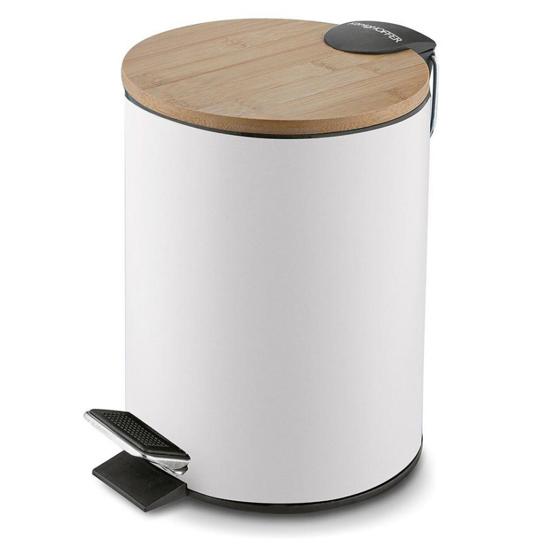 Odpadkový koš s pedálem 3l bílý 17x17x24.3 Cosmic