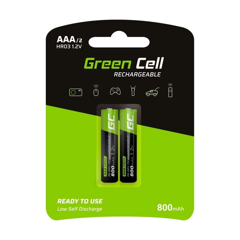 Green Cell AAA 800mAh 2ks GR08