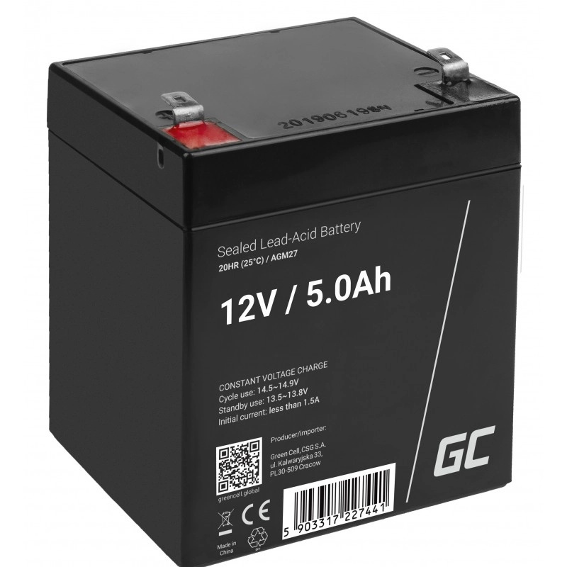 Green Cell 12V 5Ah