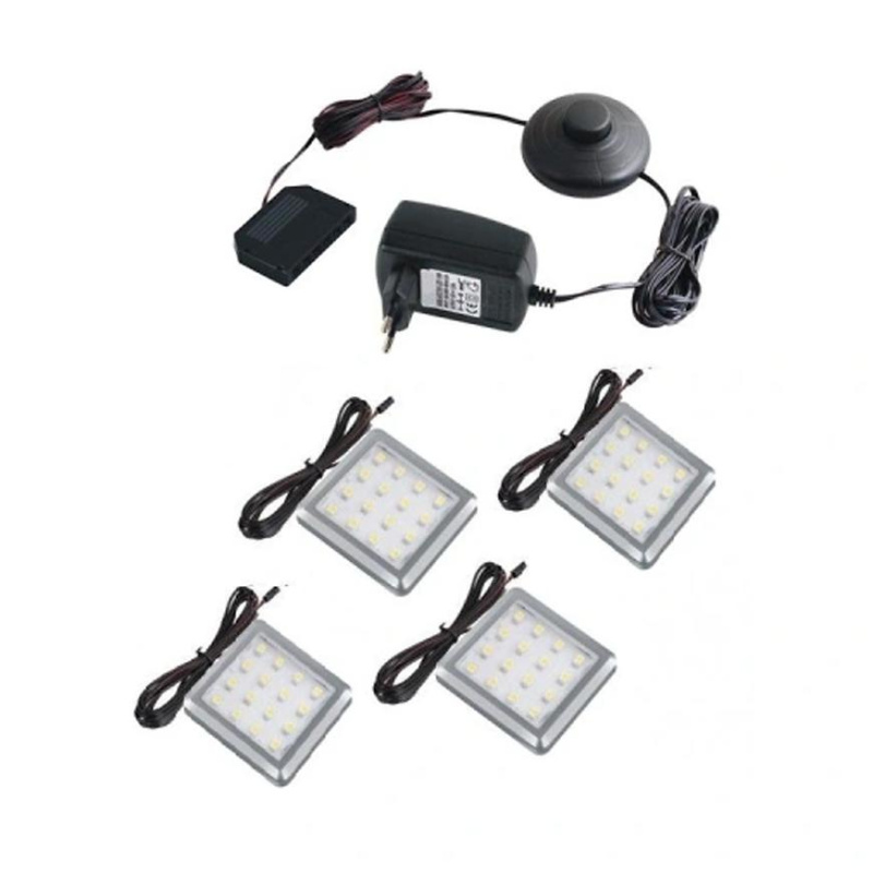 Osvětlení Square 4bodové neutrální bílá