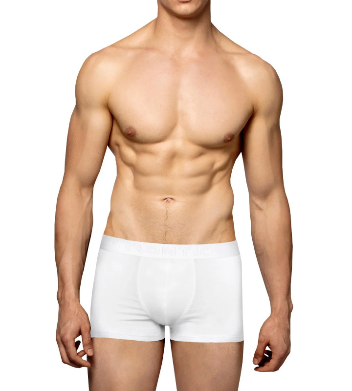 Boxerky Atlantic BMH-016 Bamboo M-2XL bílá XL