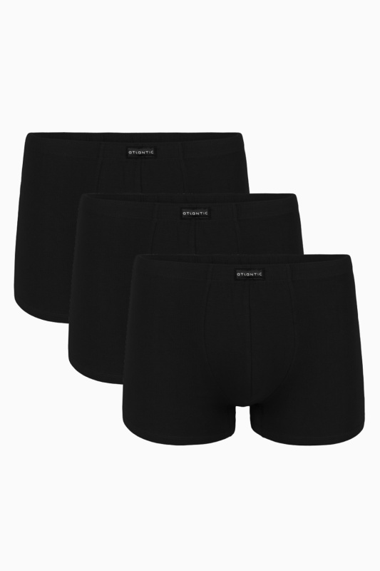 Boxerky Atlantic 3BMH-007 Barva: Černá, Velikost: 2XL