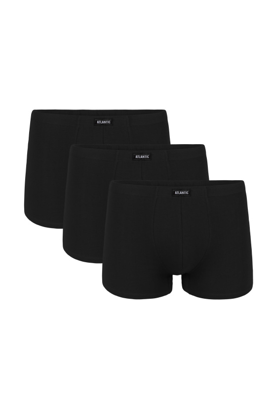 Boxerky Atlantic 3BMH-007 Barva: Černá, Velikost: 2XL