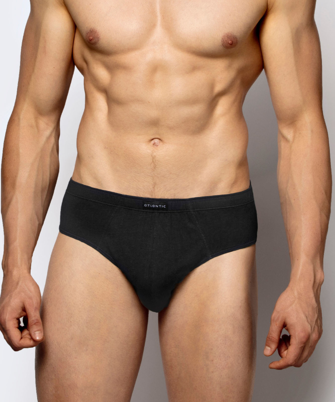 Pánské slipy Atlantic 3BMP-006 A'3 černá M