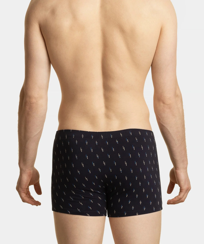 Boxerky Atlantic 3MH-025 A'3 S-3XL šedo-oranžovo-černá XXL