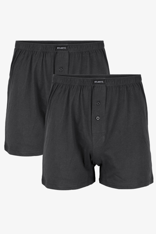 Boxerky Atlantic 2BMB-003 Barva: Šedá, Velikost: XL