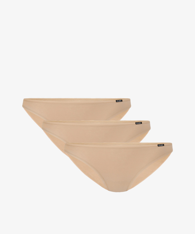 Pánské slipy z Pima bavlny ATLANTIC Mini 2Pack - bílá XL