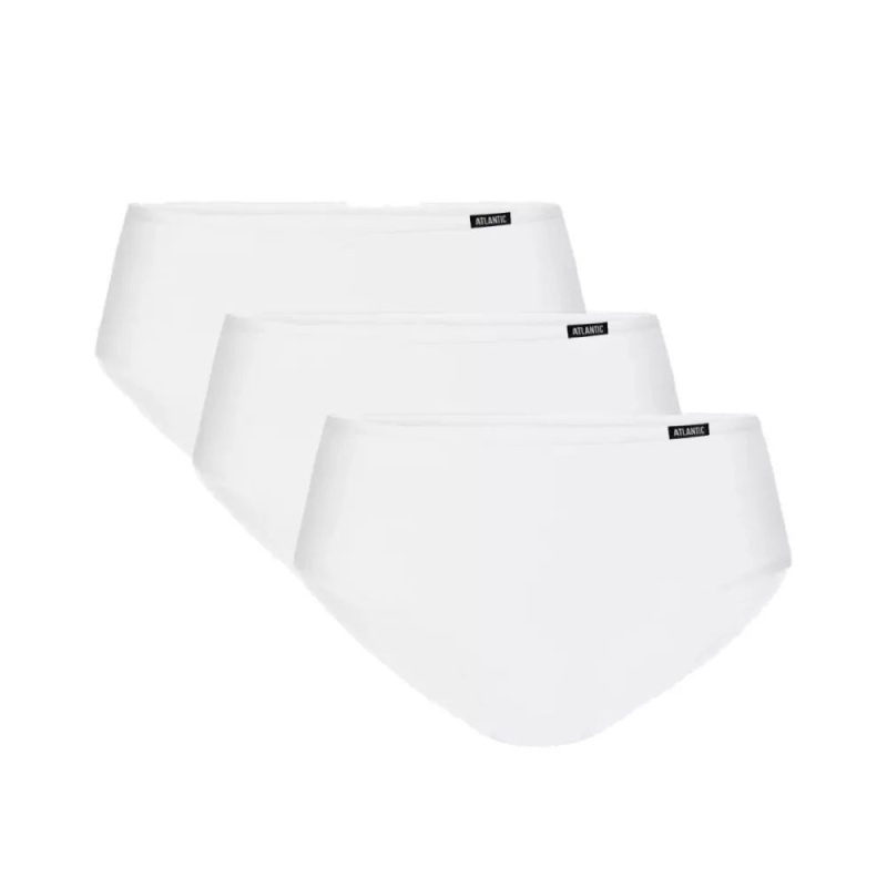 Dámské kalhotky 3 pack 603 white - Atlantic bílá M