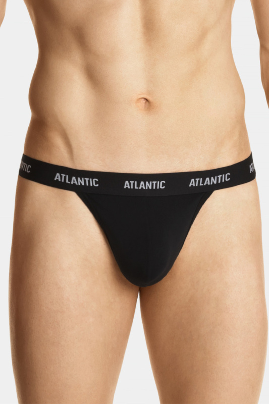 Tanga Atlantic MP-1572 Sport string Barva: Černá, Velikost: S