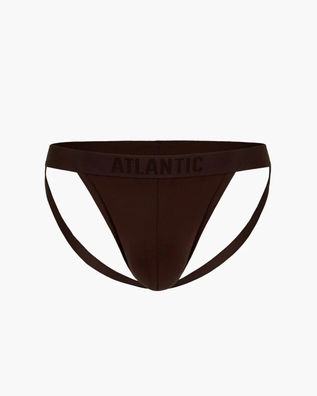 Pánská tanga Atlantic MP-1571 Jock strap Barva: Černá, Velikost: XL