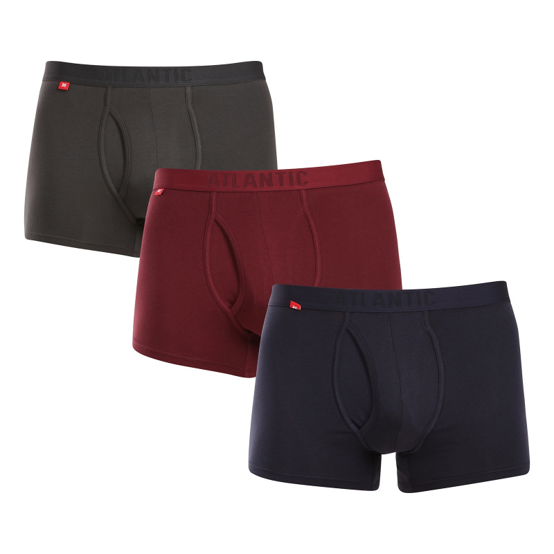 3PACK pánské boxerky Atlantic vícebarevné (3MH-184) M, trenky / trenýrky