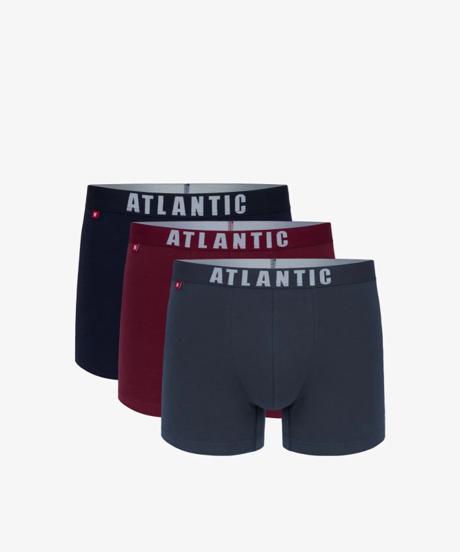 3PACK pánské boxerky Atlantic vícebarevné (3MH-011/01) L, trenky / trenýrky