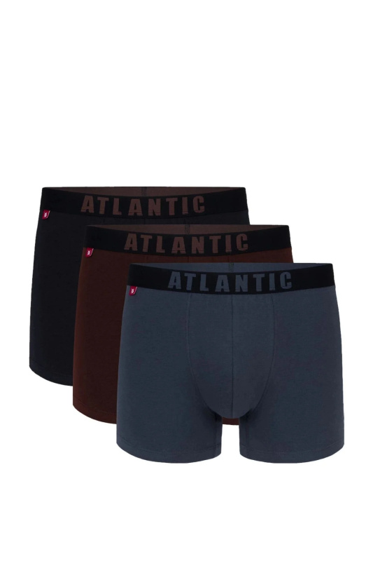 3PACK pánské boxerky Atlantic vícebarevné (3MH-011/02) M, trenky / trenýrky