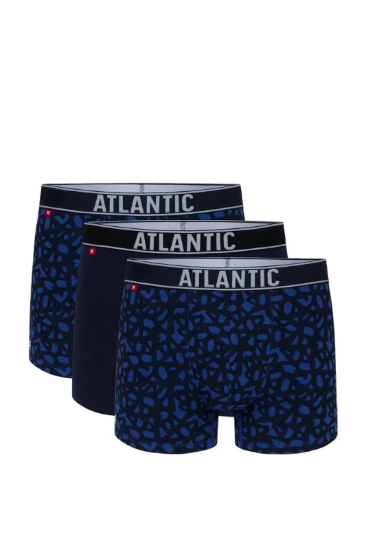 3PACK pánské boxerky Atlantic vícebarevné (3MH-173/NIE3) M, trenky / trenýrky