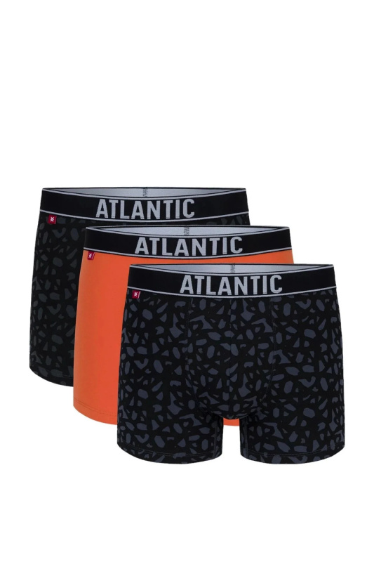 3PACK pánské boxerky Atlantic vícebarevné (3MH-173/GRF3) M, trenky / trenýrky