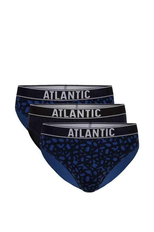 3PACK pánské slipy Atlantic vícebarevné (3MP-151) S