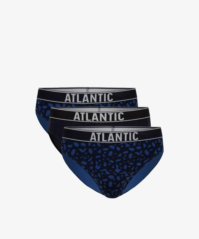 3PACK pánské slipy Atlantic vícebarevné (3MP-151) M