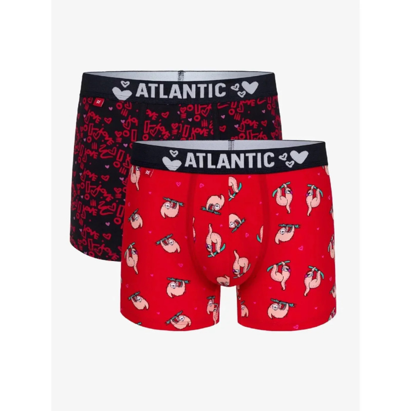 2PACK pánské boxerky Atlantic vícebarevné (2GMH-018) M, trenky / trenýrky