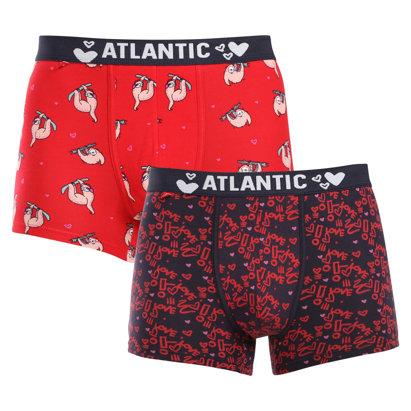 2PACK pánské boxerky Atlantic vícebarevné (2GMH-018) M, trenky / trenýrky