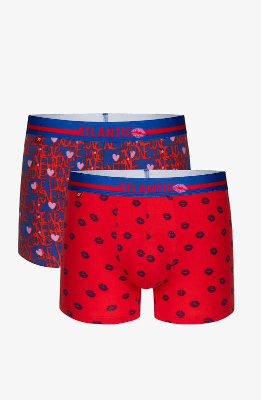 2PACK pánské boxerky Atlantic vícebarevné (2GMH-021) M, trenky / trenýrky