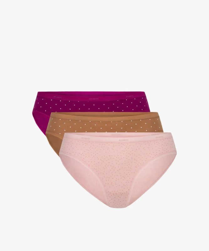 Dámské kalhotky ATLANTIC Sport 3Pack - vícebarevné Velikost: XXL