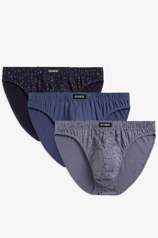 Slipy Atlantic 3MP-165 3 pcs Barva: Modrá - tmavě, Velikost: S