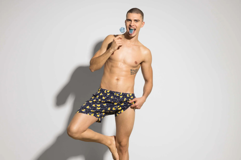 Letní boxerky Summer Duck 2MBX-047 2-pack - Atlantic M