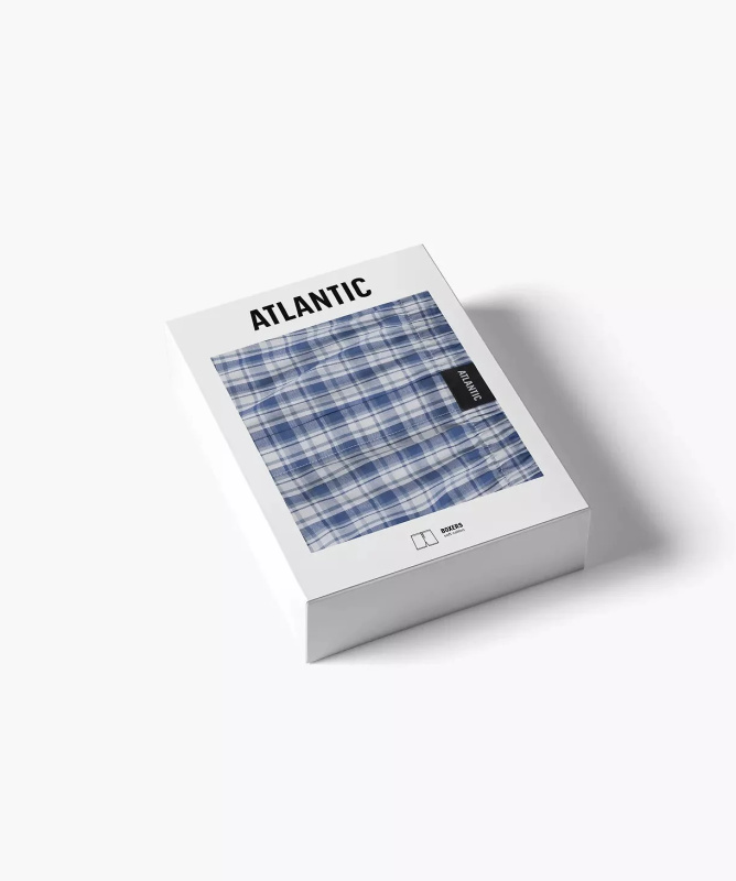 Boxerky Atlantic MBT-002 S-2XL modrá XXL