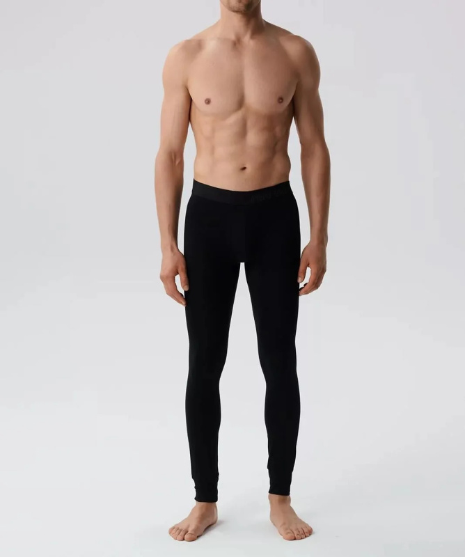 Pánské sportovní legíny Atlantic BML-016 S-2XL černá M