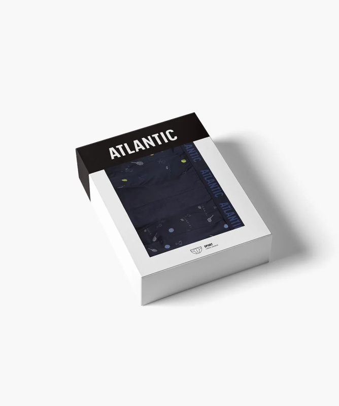 Pánské slipy Atlantic 3MP-171 A'3 S-2XL tmavě modrá S