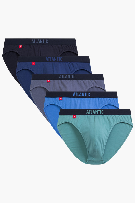 Slipy Atlantic 5SMP-004 5 pcs Barva: Modrá, Velikost: M